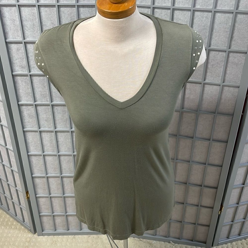 Tristan Tank Top, Women’s Extra Small, Green.